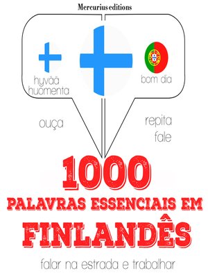 cover image of 1000 palavras essenciais em finlandês